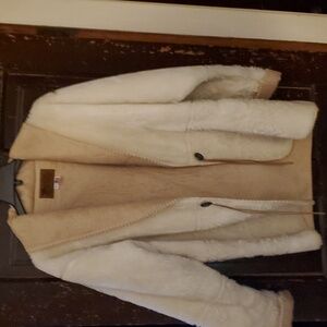 COPY - BEAR RIDGE OUTFITTERS Sherpa Fleece Plush Open Front Western Jacket Oute…